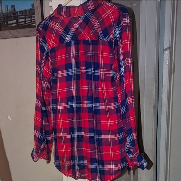 Rails Hunter Plaid Red & Blue Button-Up Shirt Size XS - Picture 4 of 4